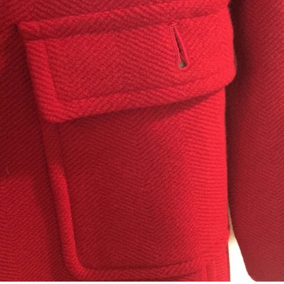 TALBOTS RED COAT - Picture 4 of 7